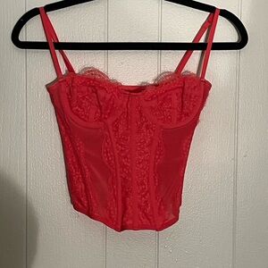 Urban outfitters lace corset top
